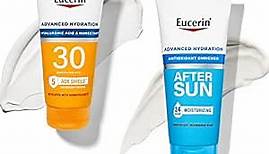 Eucerin Sun Advanced Hydration SPF 30 Sunscreen Lotion + Eucerin Advanced Hydration After Sun Lotion (5 fluid ounce sunscreen and 6.7 fluid ounce after sun lotion)