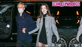 Anne Hathaway & Her Husband Adam Shulman Enjoy A Romantic Date Night Together At SoHo House In N.Y.