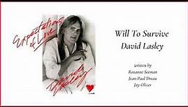 David Lasley - Will To Survive