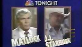 Matlock & J.J. Starbuck promo, 1987