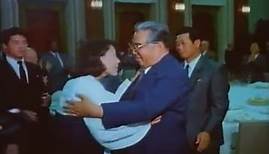 Kim Il Sung meets Rev. Mun Ik Hwan and Rim Su Gyong
