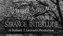 Strange Interlude 1932 title sequence