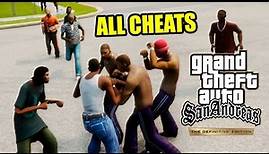 All Cheat Codes for GTA San Andreas - The Definitive Edition