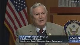 Conversation with Representative Dana Rohrabacher