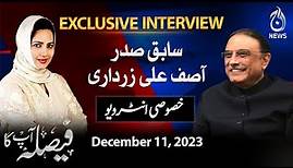 Exclusive interview of Asif Ali Zardari | Faisla Aap Ka with Asma Shirazi | Aaj News