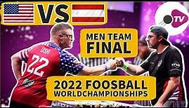Kicker Weltmeisterschaft - Herren Finale - USA gegen Österreich