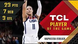Napheesa Collier (23 PTS) | TCL Player Of The Game | USA vs BEL | FIBA Women's OQT 2024