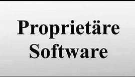 Proprietäre Software