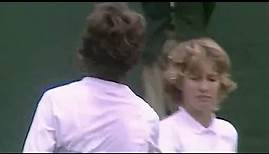 Jo Durie vs Steffi Graf 1984 Wimbledon 4th round Highlights