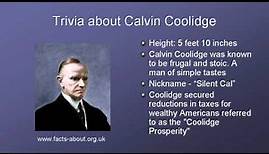 President Calvin Coolidge Biography
