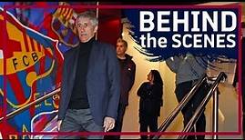 EXCLUSIVE | The unseen moments of Quique Setién's unveiling as Barça manager