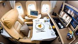 Emirates New First Class Boeing 777-300ER Flight from Tokyo to Milan via Dubai