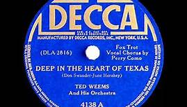 1941 Ted Weems - Deep In The Heart Of Texas (Perry Como, vocal)