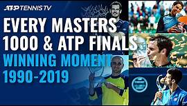 30 Years of Tennis History: Every Masters 1000 & ATP Finals Championship Point (1990-2019)