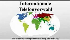 Internationale Telefonvorwahl