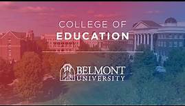 Belmont University College of Education