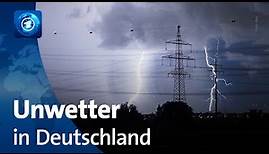 Deutscher Wetterdienst warnt weiter vor Hagel, Sturm und Starkregen