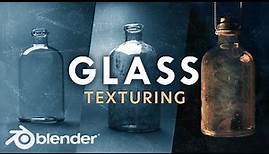 Create GLASS TEXTURES with IMPERFECTIONS! Complete Guide! | Blender 3D Tutorial