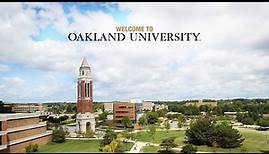 Welcome to Oakland University