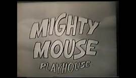 Mighty Mouse Playhouse (intro | series 1 | black & white) 1955 "vintage"