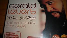 Gerald Levert - When It's Right - The Anthology (1991 - 2007)