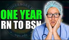 WGU BSN Degree Review (How To Get A Nursing Degree From WGU In 1 Year)