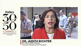 Dr. Judith Richter at the #Forbes3050 Summit