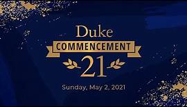 Duke Commencement 2021