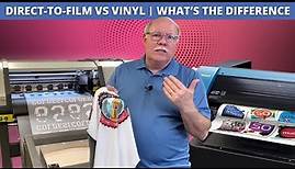 Direct to Film DTF vs Vinyl | What's the Difference