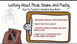Writing About Prose, Drama & Poetry - GCSE English Revision