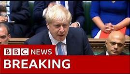 Boris Johnson makes first Commons statement as PM - BBC News