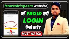FLP Website में FBO ID को Login कैसे करें ? || How To Login FBO ID In FLP Website? || Gaurav Kumar