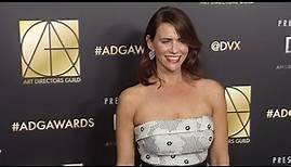 Amy Landecker arrives at Art Directors Guild Awards 2016 Red Carpet