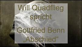 Gottfried Benn „Abschied“ (1941) II
