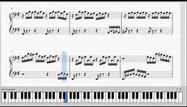 Bach - Prelude from Cello Suite no. 1 - Piano Arrangement - Free PDF