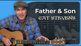 How to play Father And Son by Cat Stevens on the guitar
