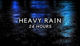 Rain Sounds for Sleeping 24 Hours | Heavy Rain All Night for Insomnia Relief