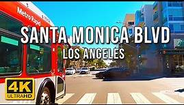Santa Monica Blvd Drive [4K] Los Angeles