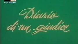 SCENEGGIATO TV 1978 "DIARIO DI UN GIUDICE" di Dante Troisi