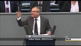 Deutscher Bundestag: Volker Beck (Die Grünen): Verdreht allen den Kopf