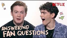 Kit Connor and Joe Locke Answer Fan Questions | Heartstopper | Netflix