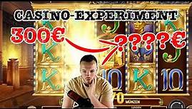 Experiment: Wie weit kommen wir mit 300€ im Online Casino?😱 - Online Casino Deutsch 2021