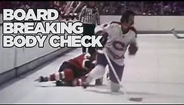 Board Breaking HIT! | Biggest Body Check in NHL History | Larry Robinson