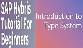 Type System SAP Hybris | Introduction of Data Modeling | Hybris Tutorials for Beginners Part-5