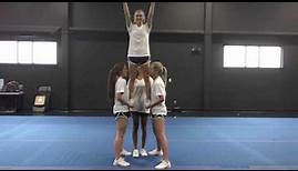 Basic Cheerleading Stunt Progression: Gut Stand