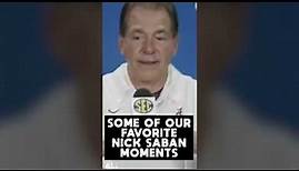 Here are some of our favorite Nick Saban moments