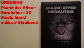 Unboxing - Planet der Affen - Revolution 3D - Media Markt exklusiv Steelbook