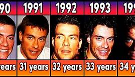 Jean Claude Van Damme from 1980 to 2023