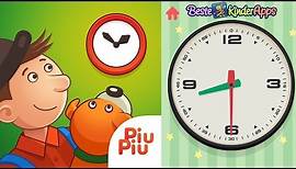 Kinder lernen die Uhrzeit mit Mulle Meck (Willy Werkel) ⏲️ UHR Lernspiele App