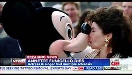 Legendary Mouseketeer Funicello dies